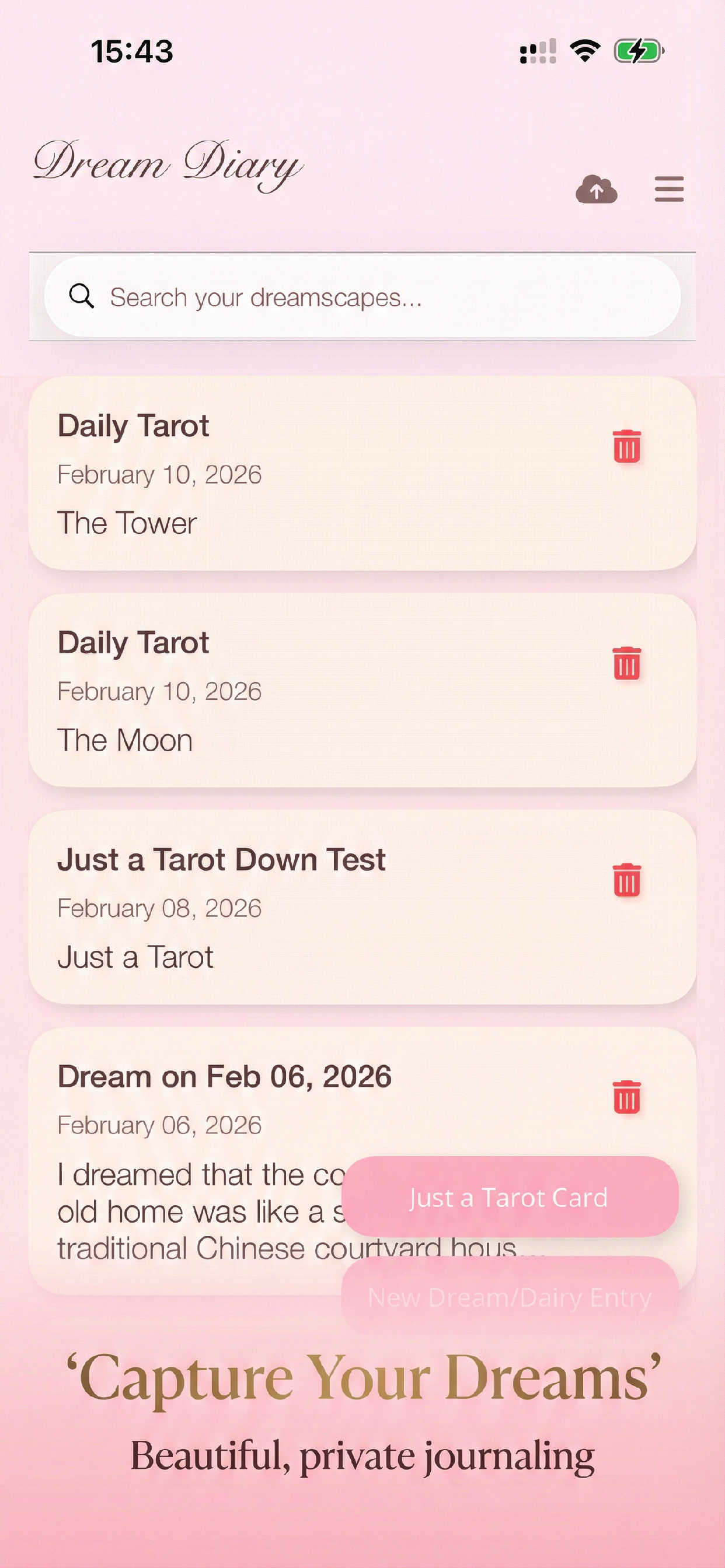 Capture Your Dreams - Dream Journal