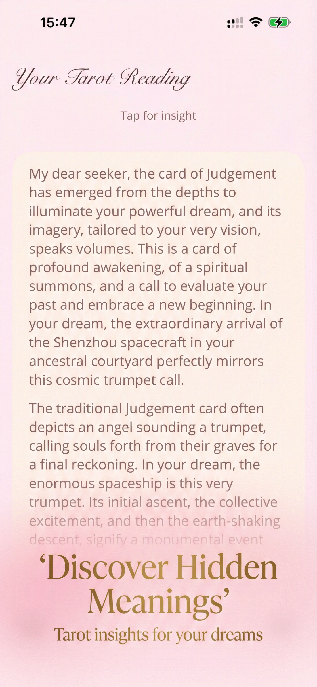 Tarot Reading Interpretation
